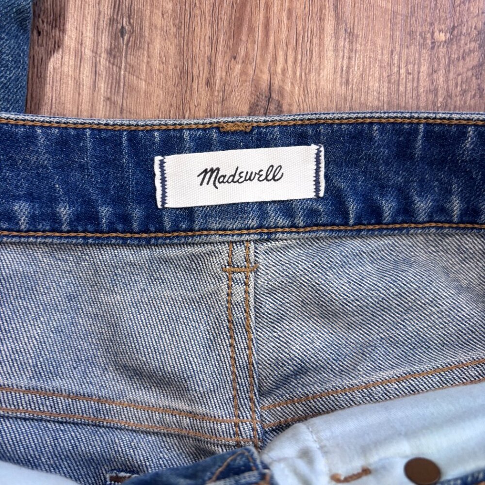 Madewell The Curvy Vintage Flare Jeans High Rise Medium Bouvier Wash Stretch 30 - Picture 4 of 12